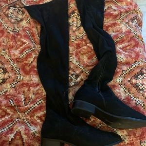 Knee high wife calf boots